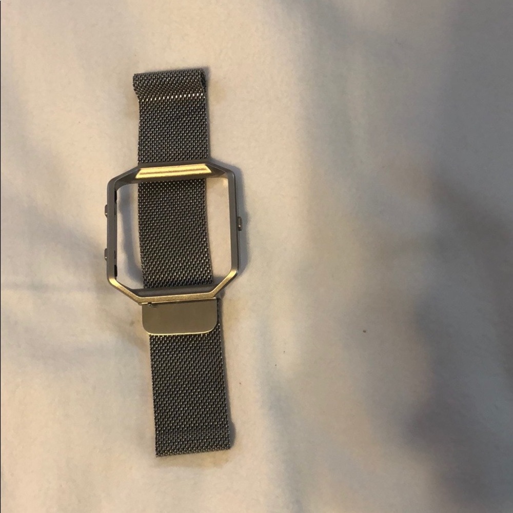 Fitbit Blaze watch band-silver